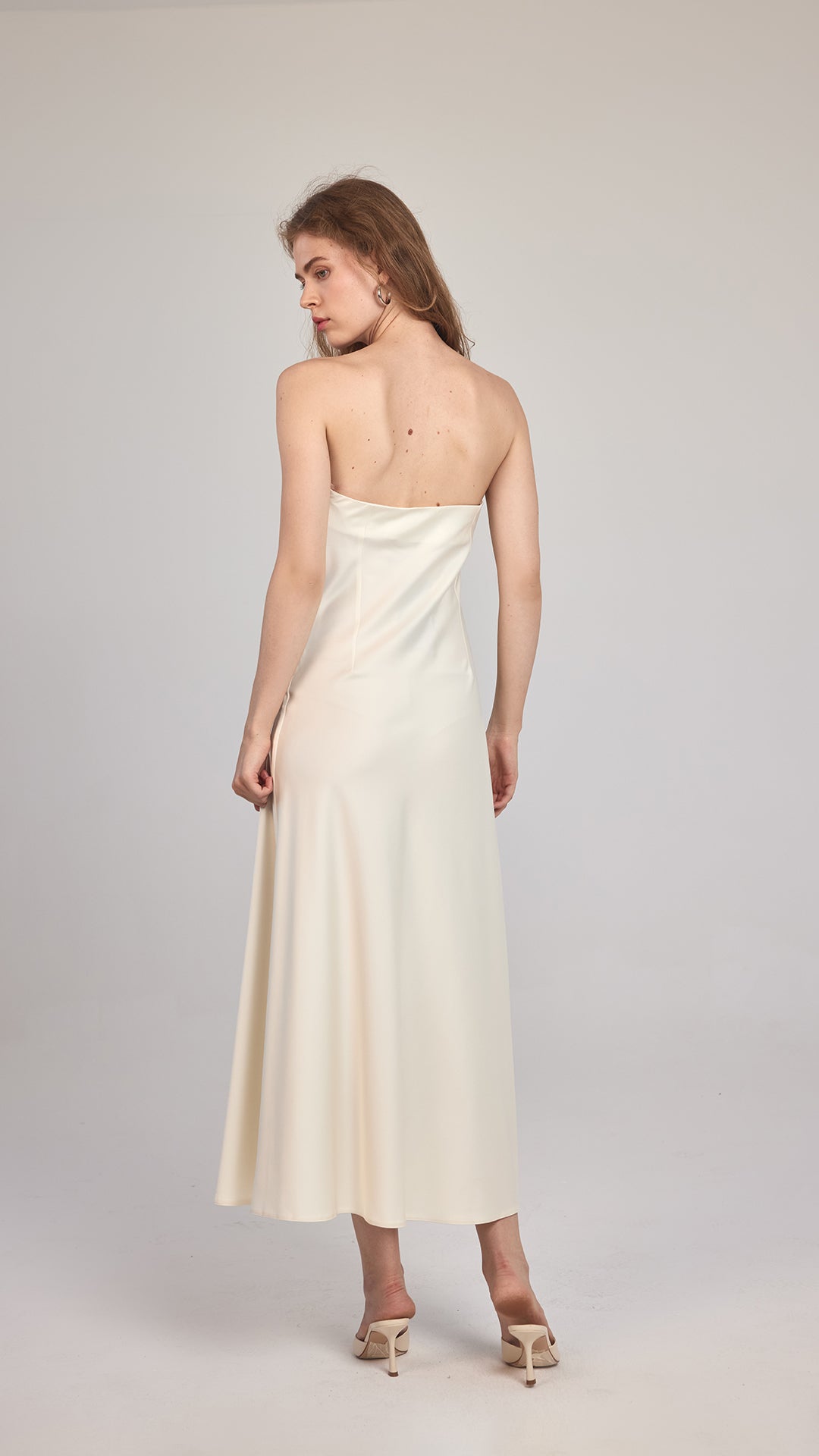 EMİ - Straplez Midi Elbise