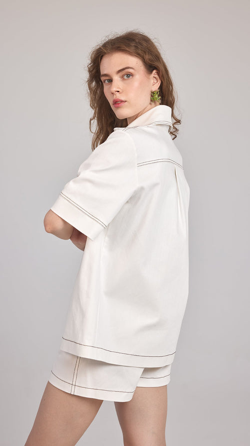 AMANDA - Dikiş Detaylı Gömlek - Aíla