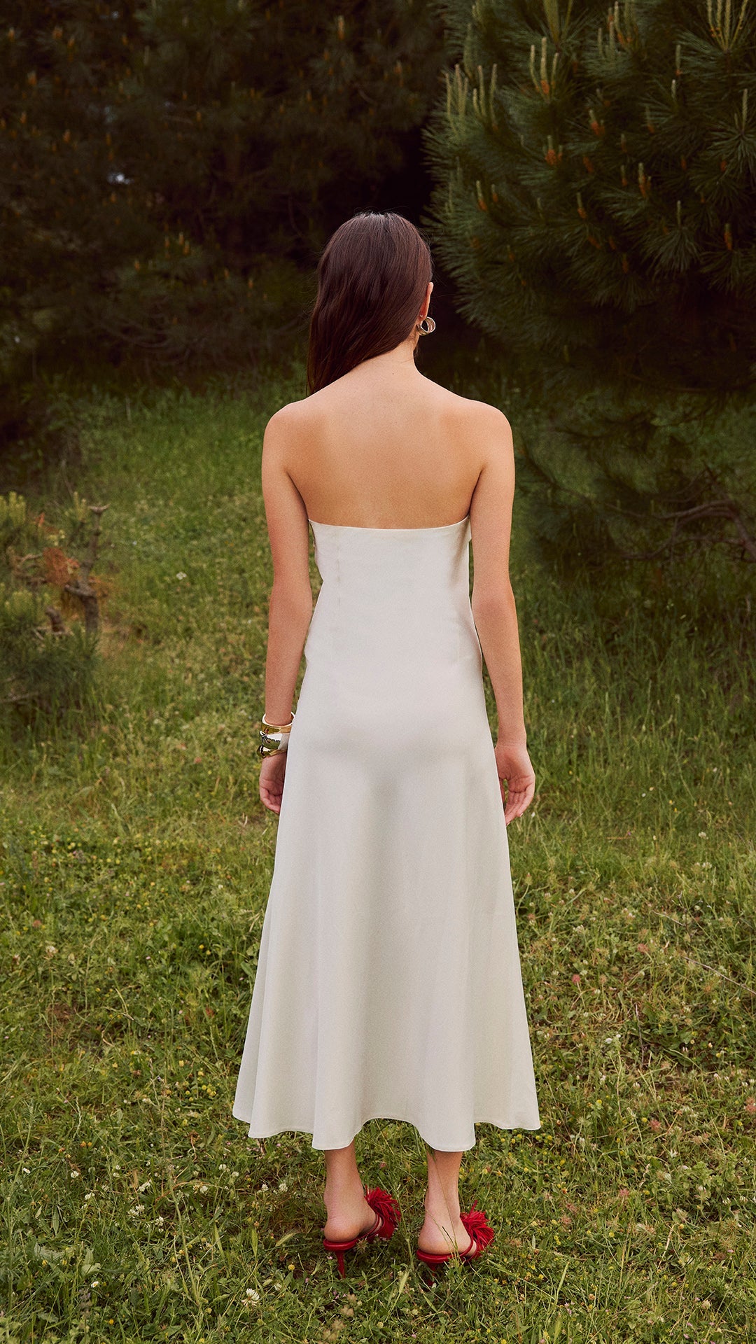 EMİ - Straplez Midi Elbise - Aíla