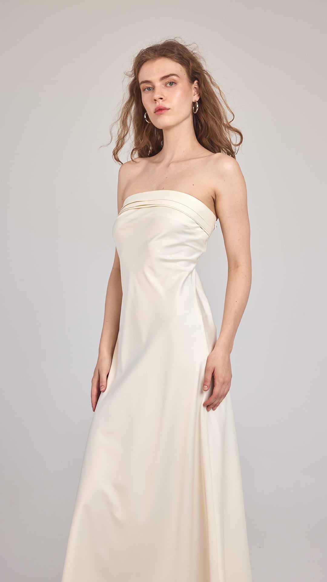 EMİ - Straplez Midi Elbise - Aíla