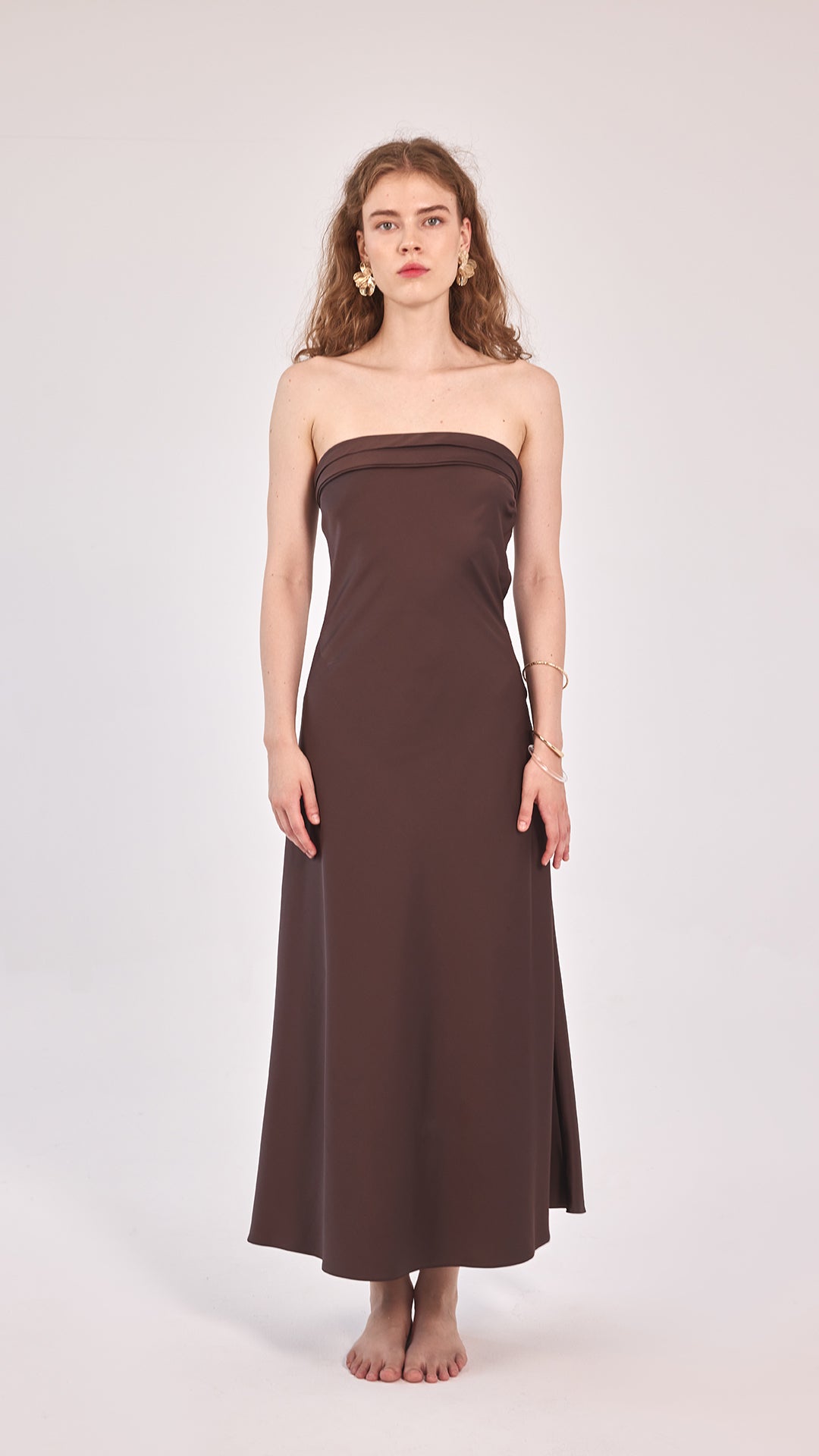 EMİ - Straplez Midi Elbise - Aíla