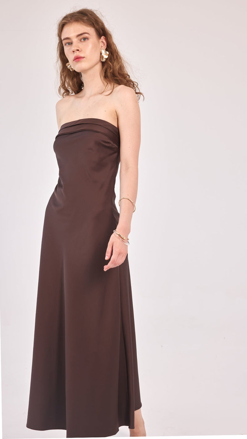 EMİ - Straplez Midi Elbise - Aíla