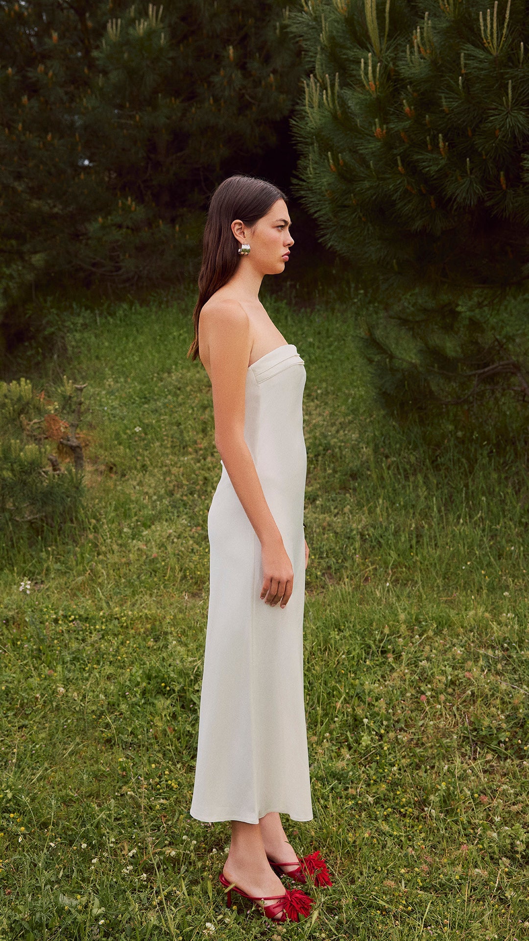 EMİ - Straplez Midi Elbise - Aíla