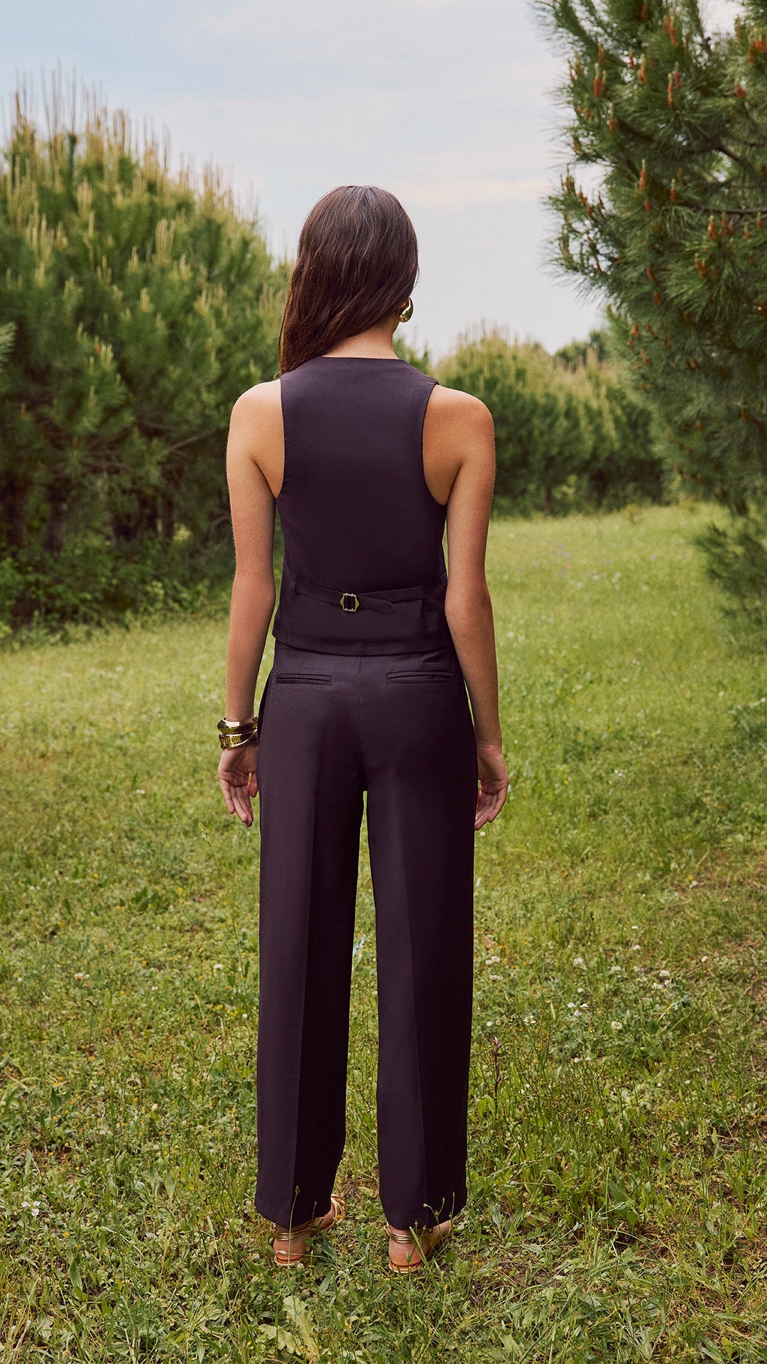 FRİDA - Pens Detaylı Yüksel Bel Pantolon - Aíla