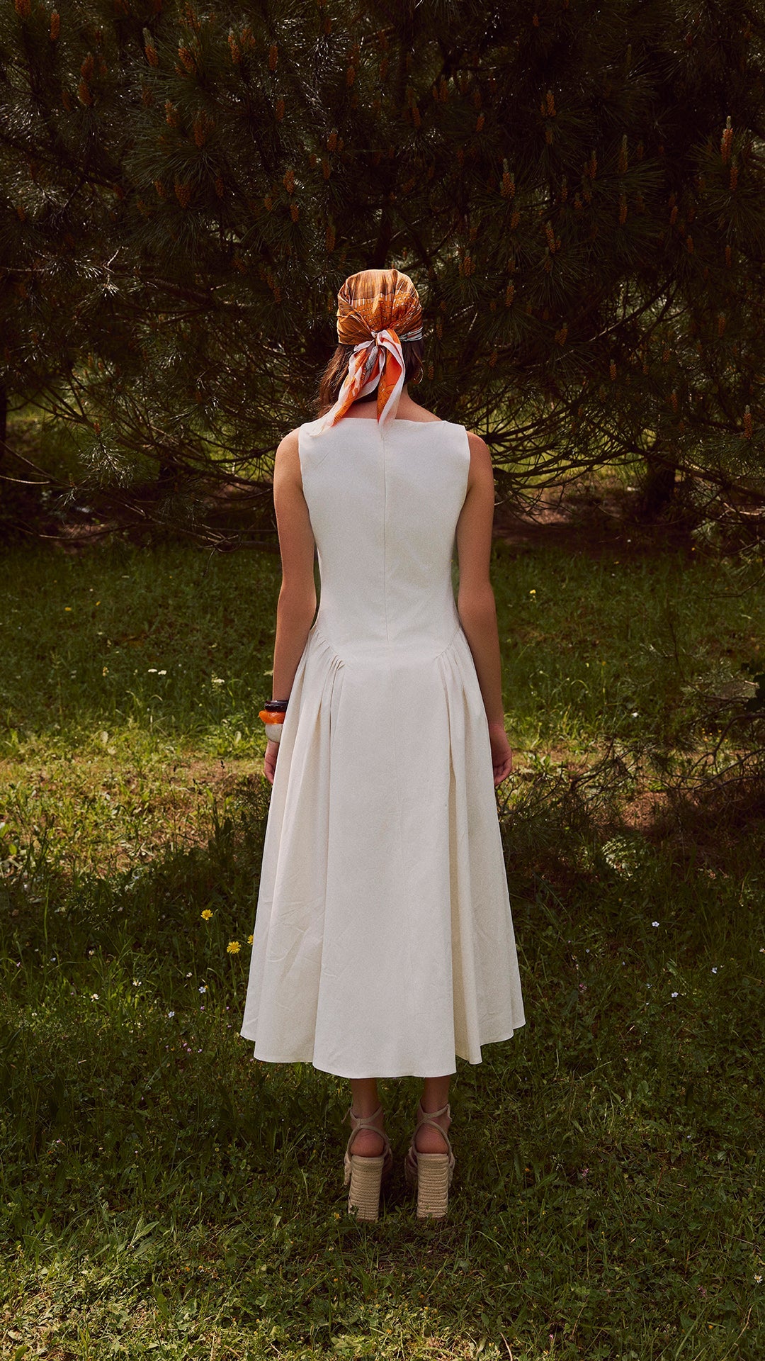 HOLLY - Yanları Büzgülü Uzun Elbise - Aíla