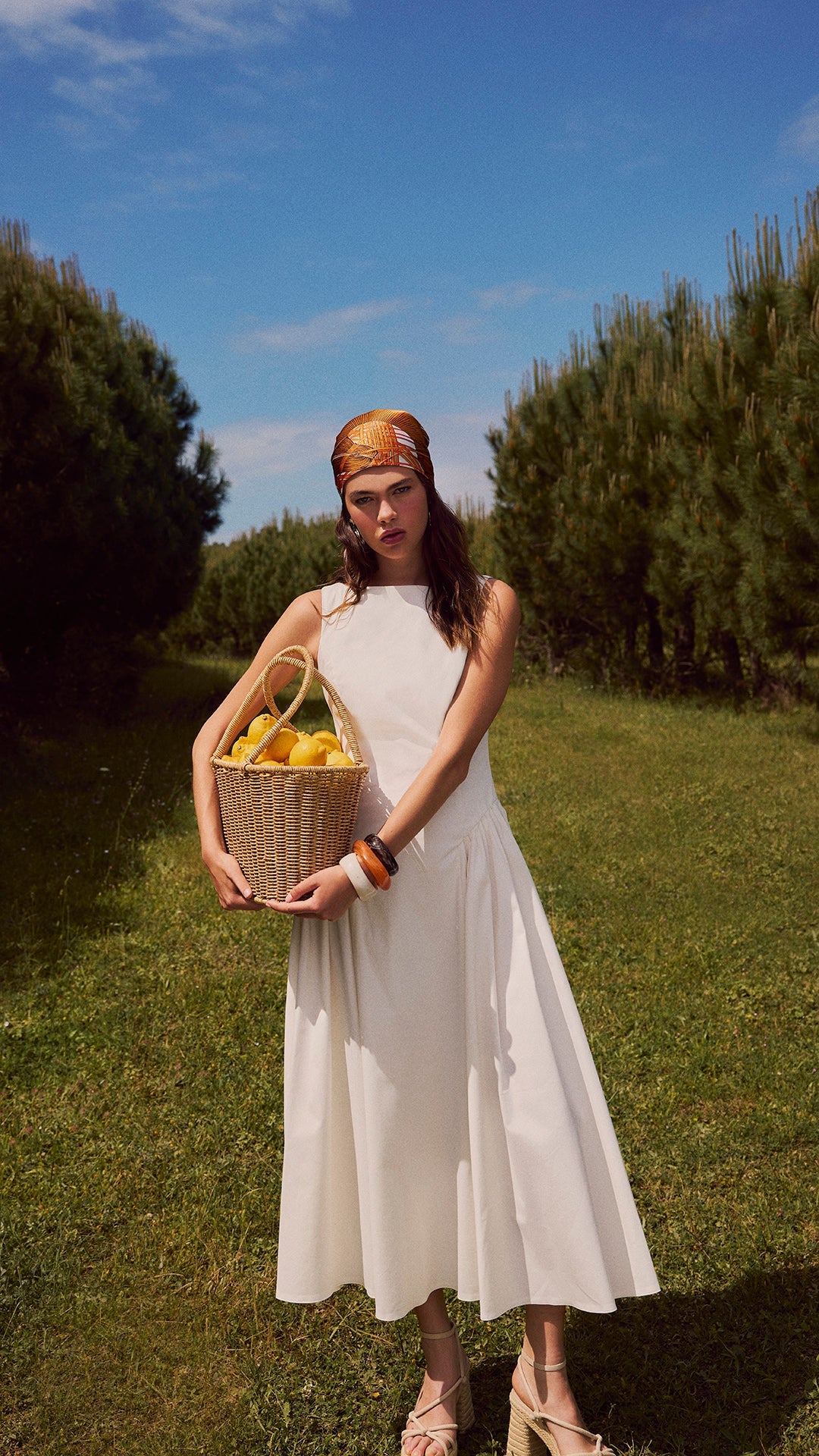 HOLLY - Yanları Büzgülü Uzun Elbise - Aíla