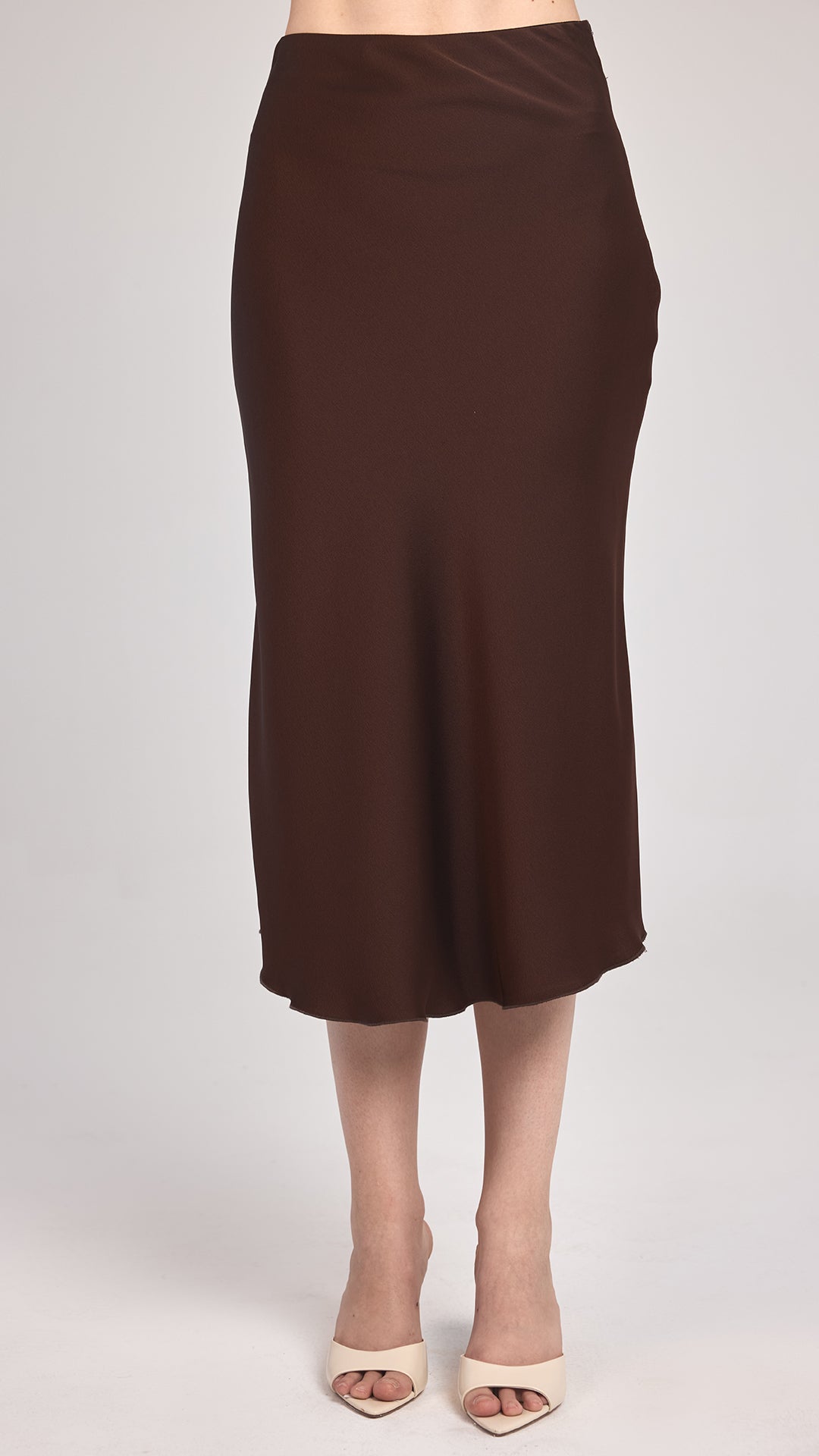 LUNA - Saten Midi Etek - Aíla