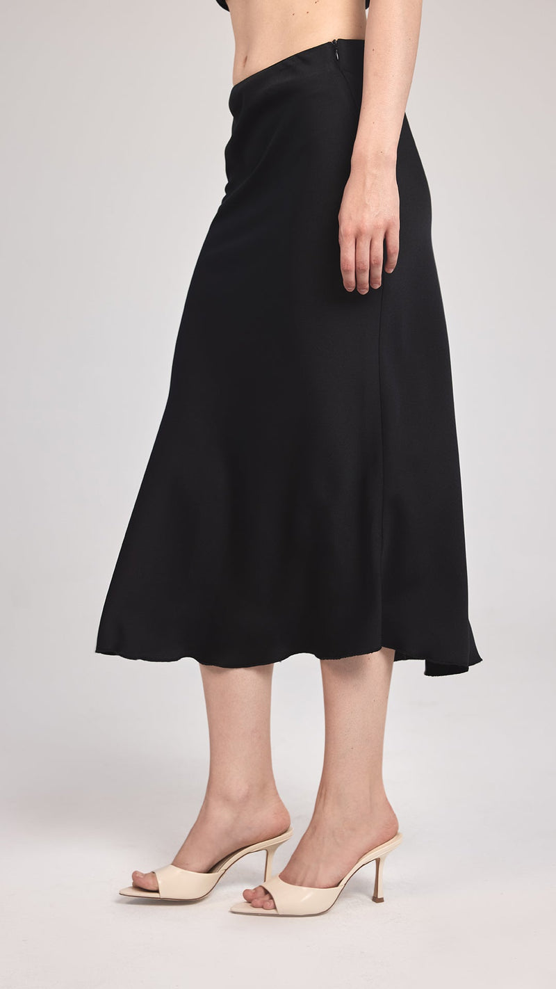 LUNA - Saten Midi Etek - Aíla