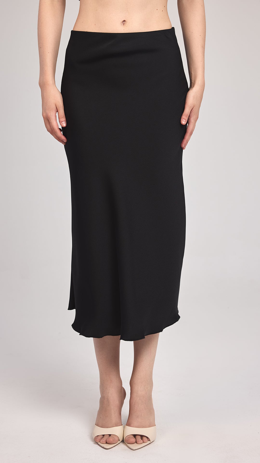 LUNA - Saten Midi Etek - Aíla