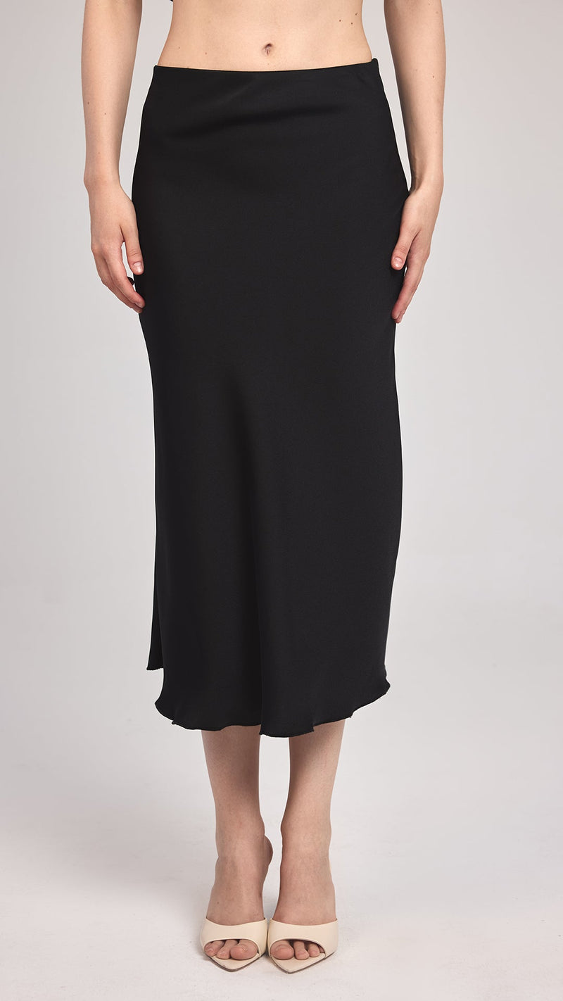 LUNA - Saten Midi Etek - Aíla