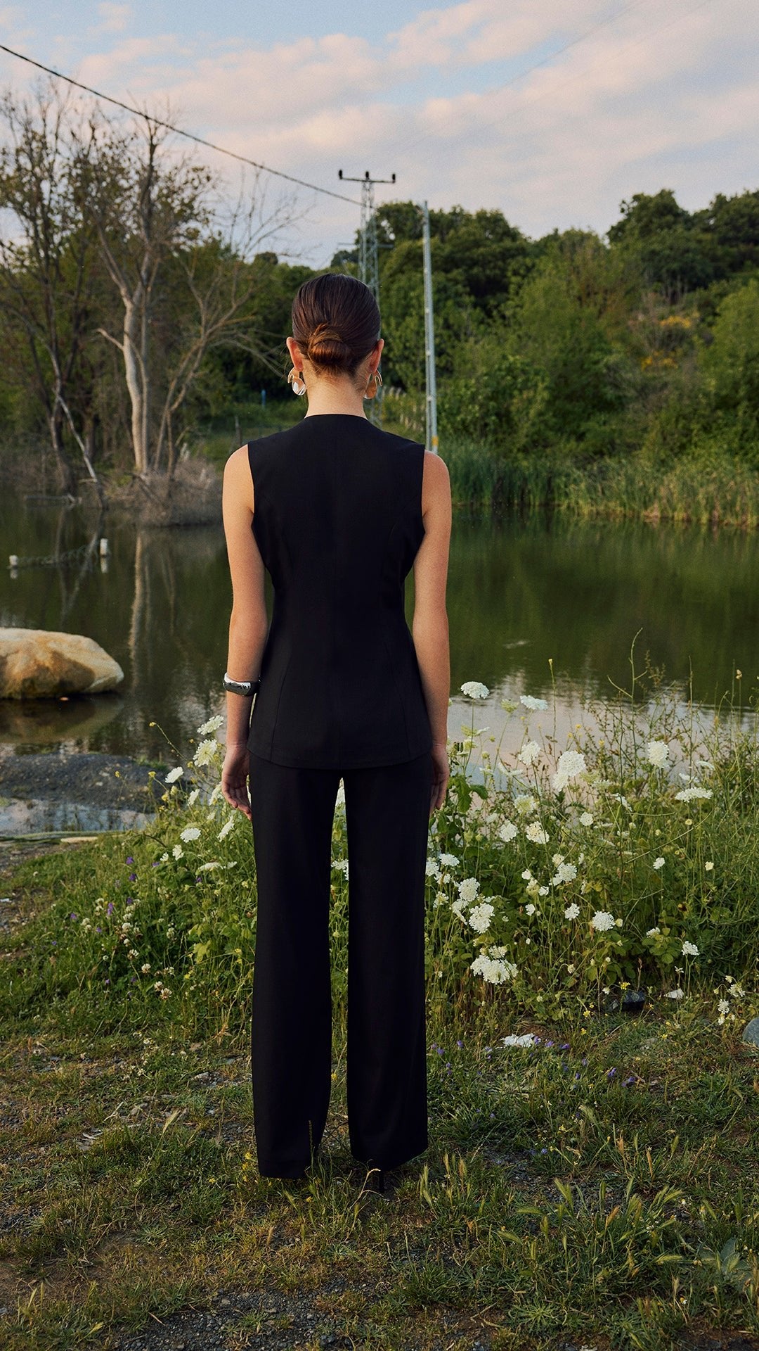 MİSHA – Düz Kesim Yüksek Bel Pantolon - Aíla