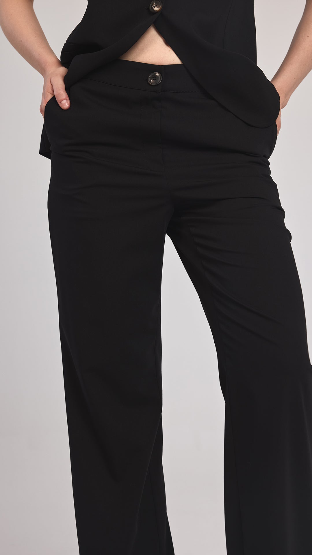 MİSHA – Düz Kesim Yüksek Bel Pantolon - Aíla