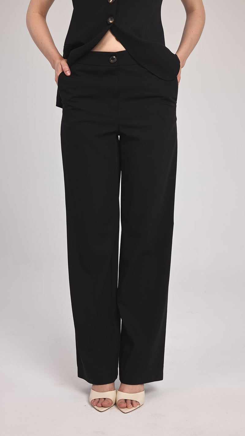 MİSHA – Düz Kesim Yüksek Bel Pantolon - Aíla