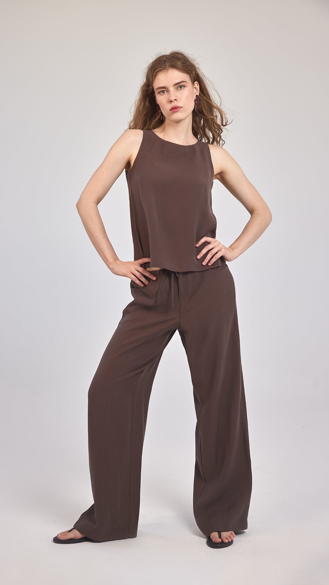 NOİR - Dökümlü Pantolon - Aíla