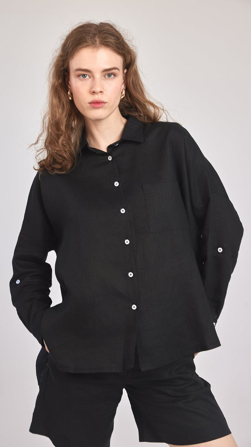 OSLO - Keten Şort - Aíla