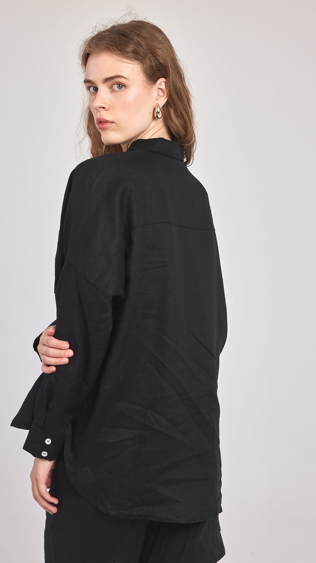 OSLO - Oversize Keten Gömlek - Aíla