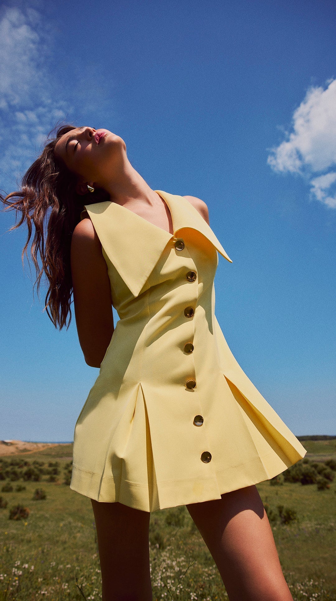 SELENA - Düğmeli Mini Elbise - Aíla